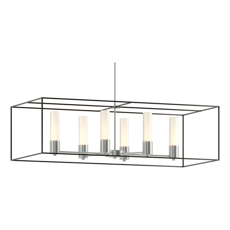 Portico Pendant Vintage Platinum Oil Rubbed Bronze Opal Glass (GG)