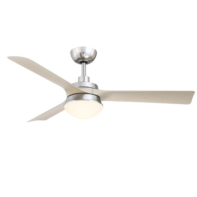 52″Ceiling Fan from the Barlow Collection in Brushed Nickel Finish by Fanimation
