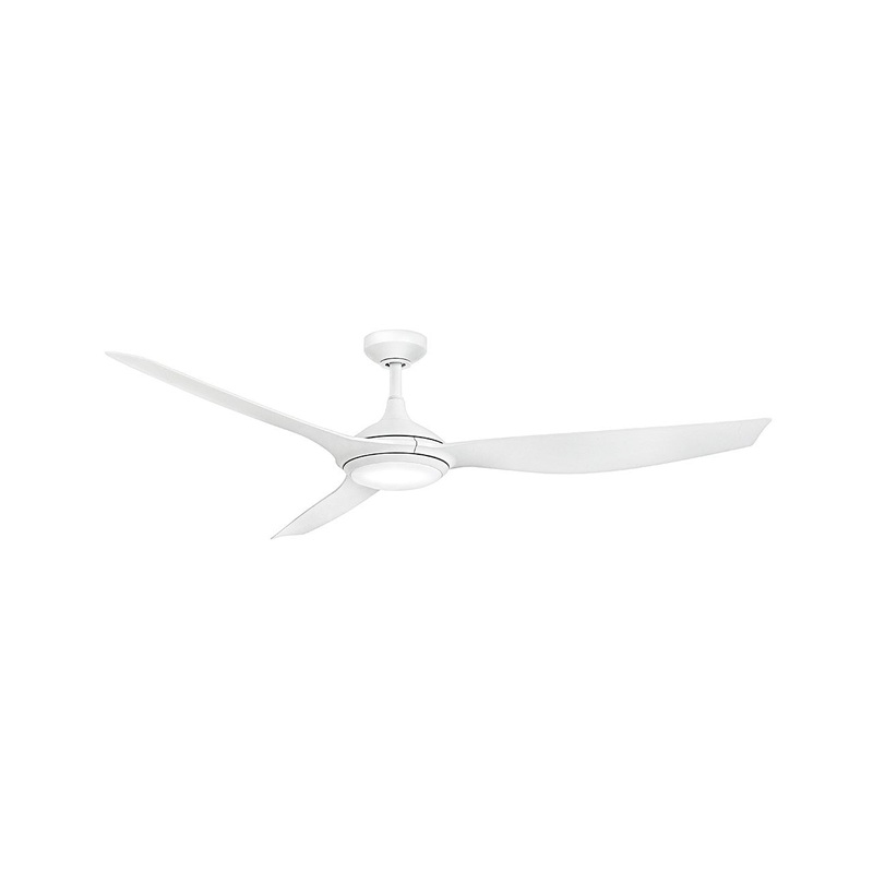64″Ceiling Fan from the Talan Collection in Matte White Finish by Hinkley