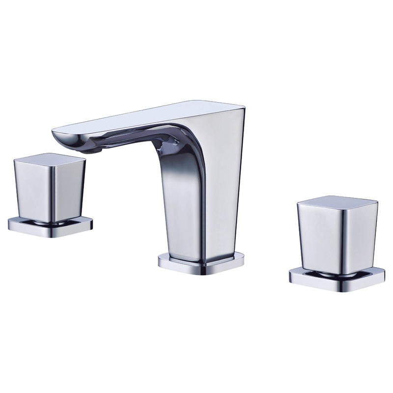ALFI brand AB1782-PC Polished Chrome Widespread Modern Bathroom Faucet