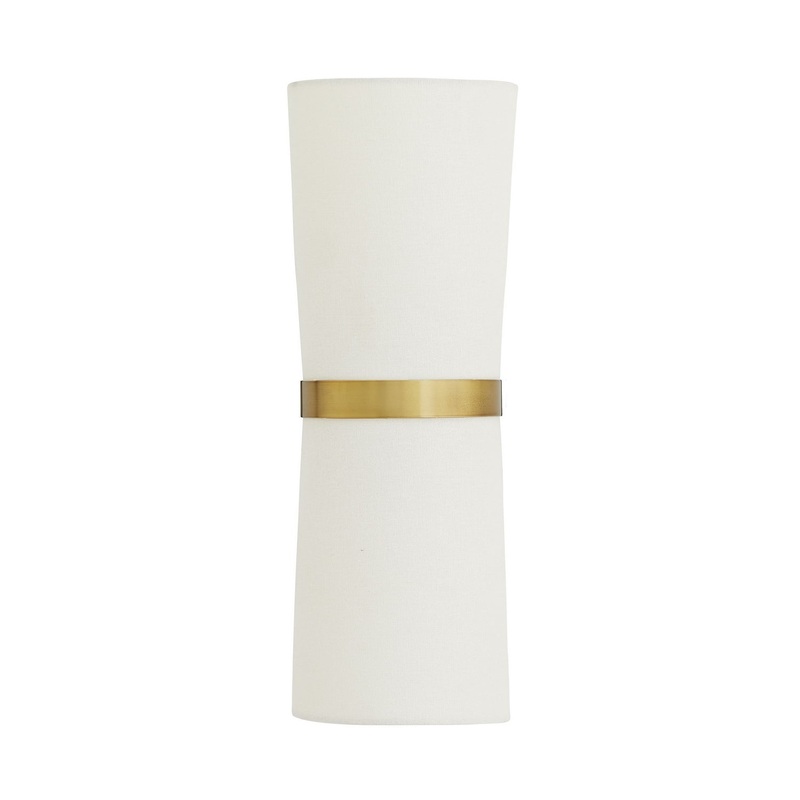 Arteriors 49398 Inwood Two Light Wall Sconce Antique Brass