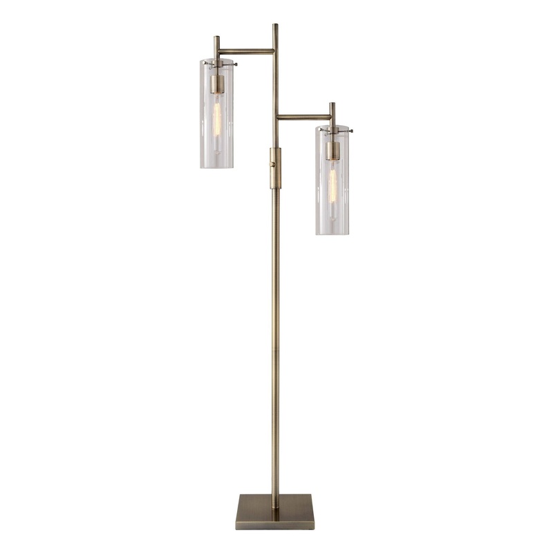 Dalton Floor Lamp Antique Brass