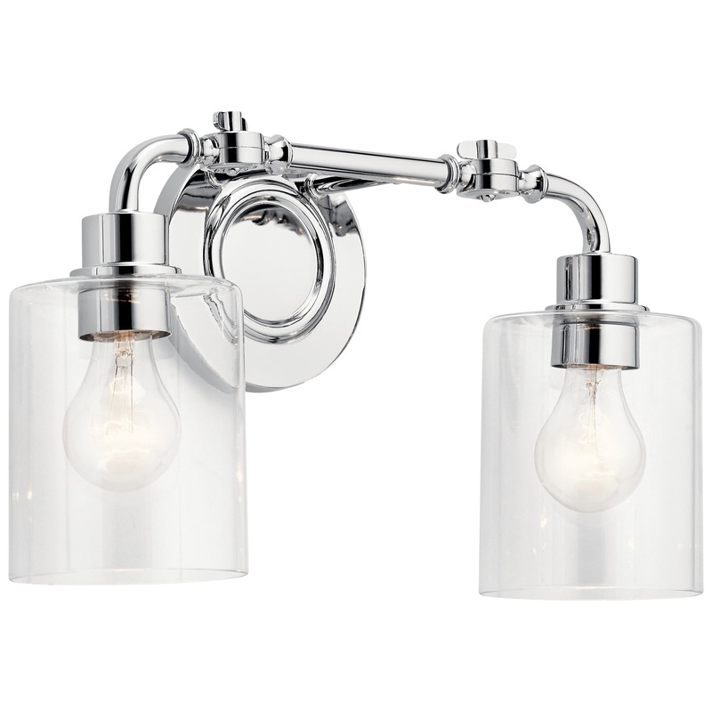 Kichler 45665CH Two Light Bath, Chrome