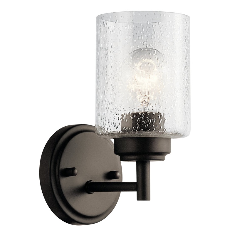 Kichler 45910OZ One Light Wall Sconce, Olde Bronze