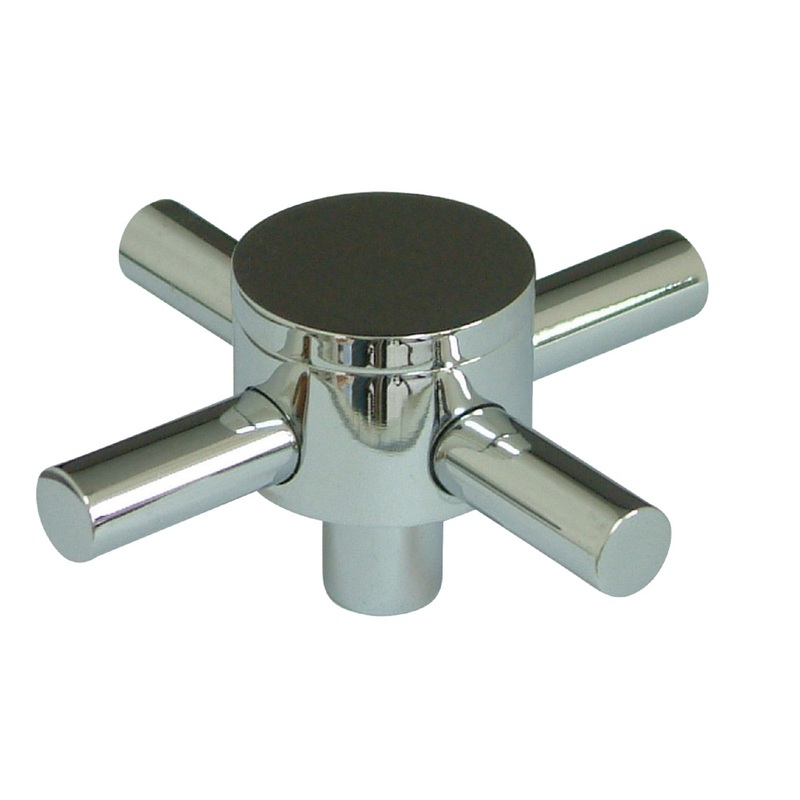 KSH2361DX Metal Cross Handle, Polished Chrome