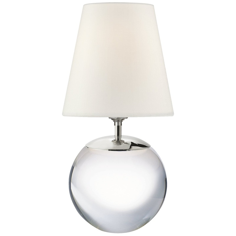 One Light Table Lamp from the Terri Collection in Crystal Finish by Visual Comfort Signature