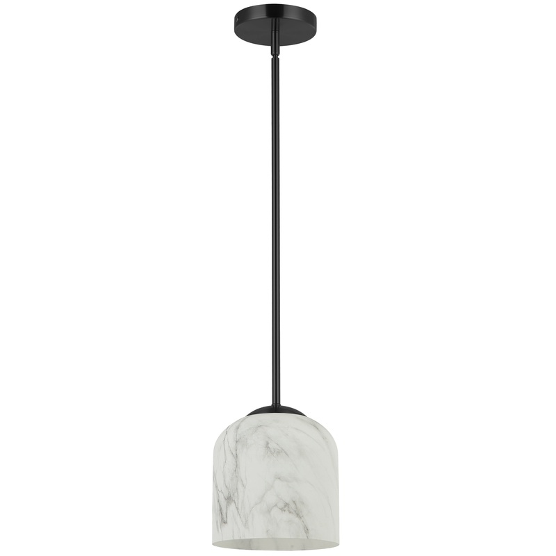 Patrice 1-Light Pendant Matte Black
