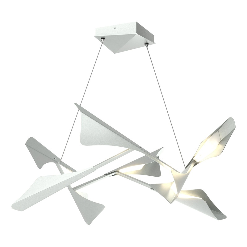 Plume 8-Light LED Pendant Vintage Platinum Vintage Platinum