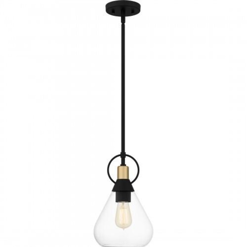 Quoizel QPP6187MBK Quoizel Piccolo Pendant Mini pendant 1 light matte black Mini Pendant