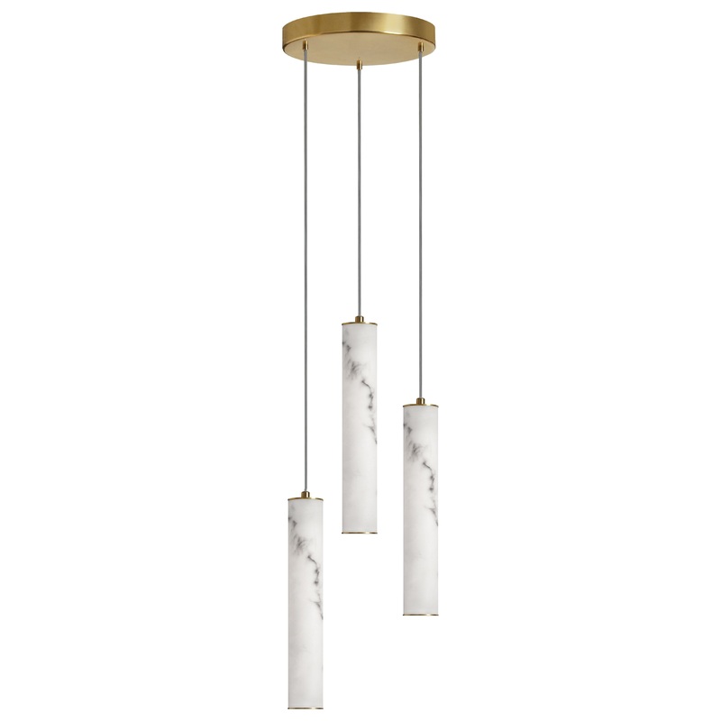 Reuben 30W Pendant Aged Brass