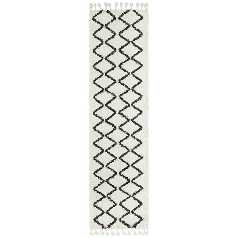Saffron 11 White Runner by Rug Culture – 400X80CM – RUNNER