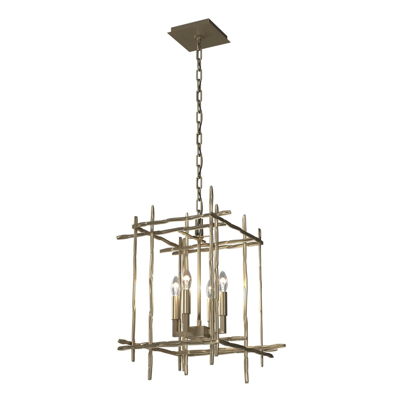 Tura 4-Light Small Chandelier Soft Gold