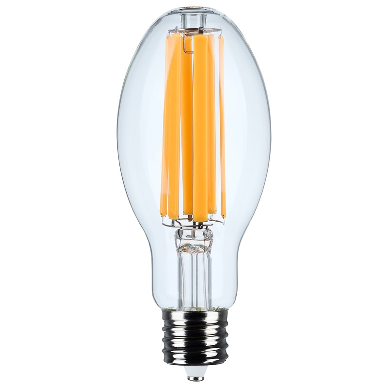 28 Watt LED HID Replacement – ED28 – 2200K – Extended Mogul Base – Clear – 120-277 Range Voltage by Satco