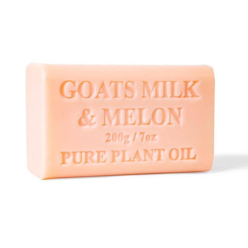 2x 200g Goats Milk Soap Bars – Melon Scent Pure Natural Australian Skin Care