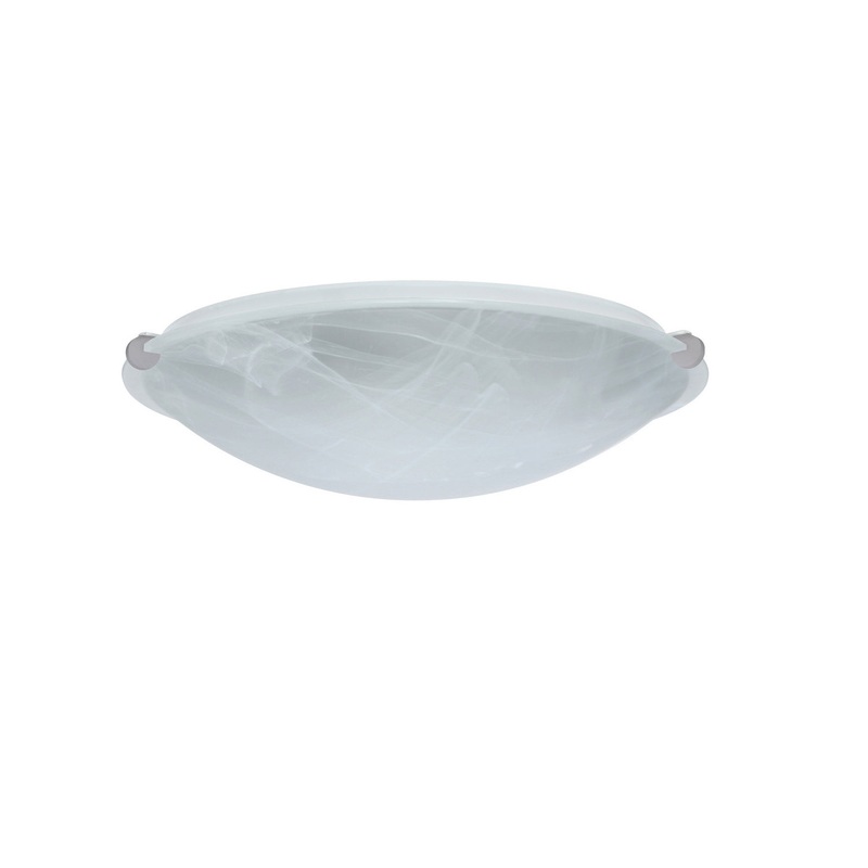 Besa 968252-HAL-SN Trio One Light Ceiling Mount Satin Nickel