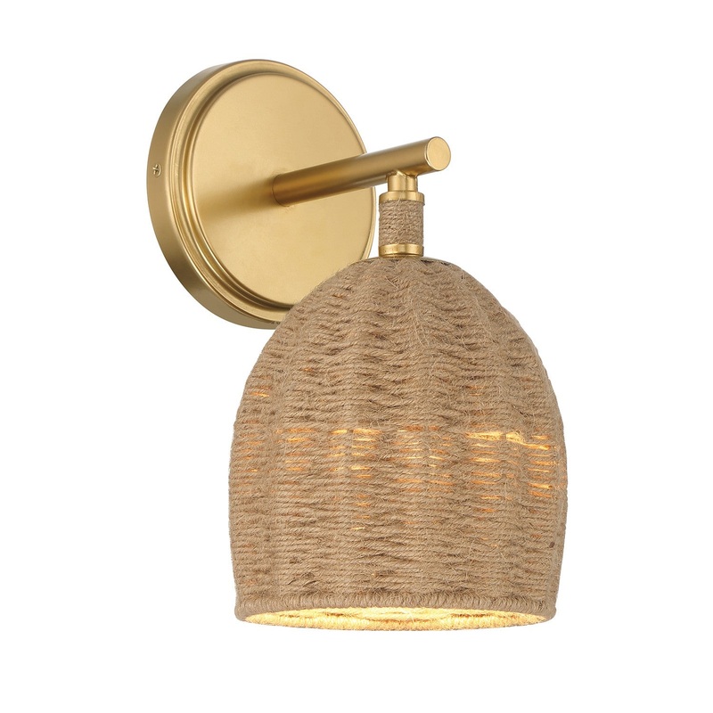 Crystorama JAC-10501-SG Jace LED Wall Sconce Soft Gold
