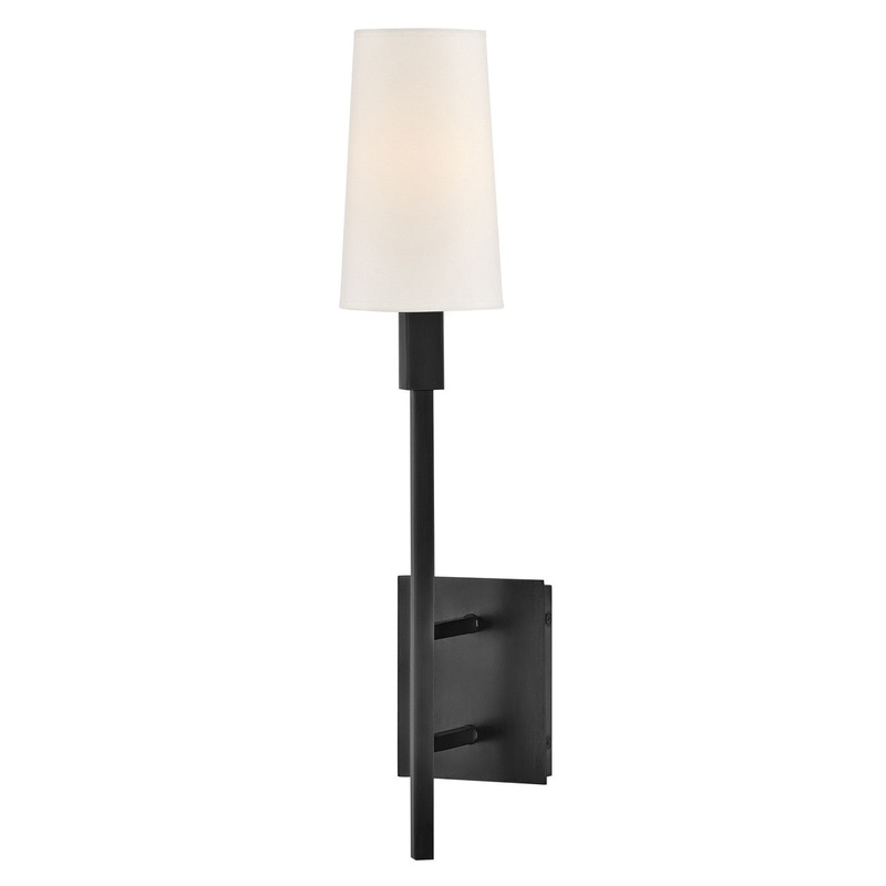 LED Wall Sconce from the Fenwick Collection in Black Finish by Hinkley