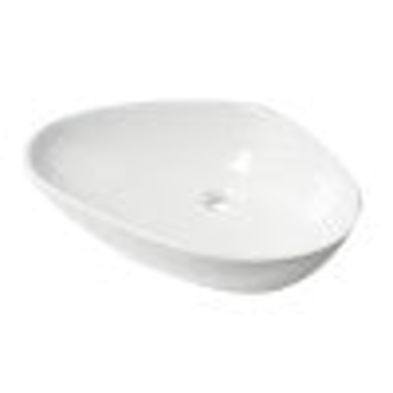 ALFI brand ABC914 White 23″ Fancy Above Mount Ceramic Sink