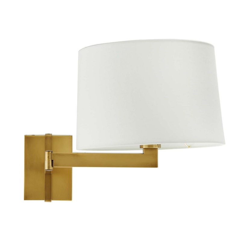 Arteriors 49871 Portland One Light Wall Sconce Antique Brass