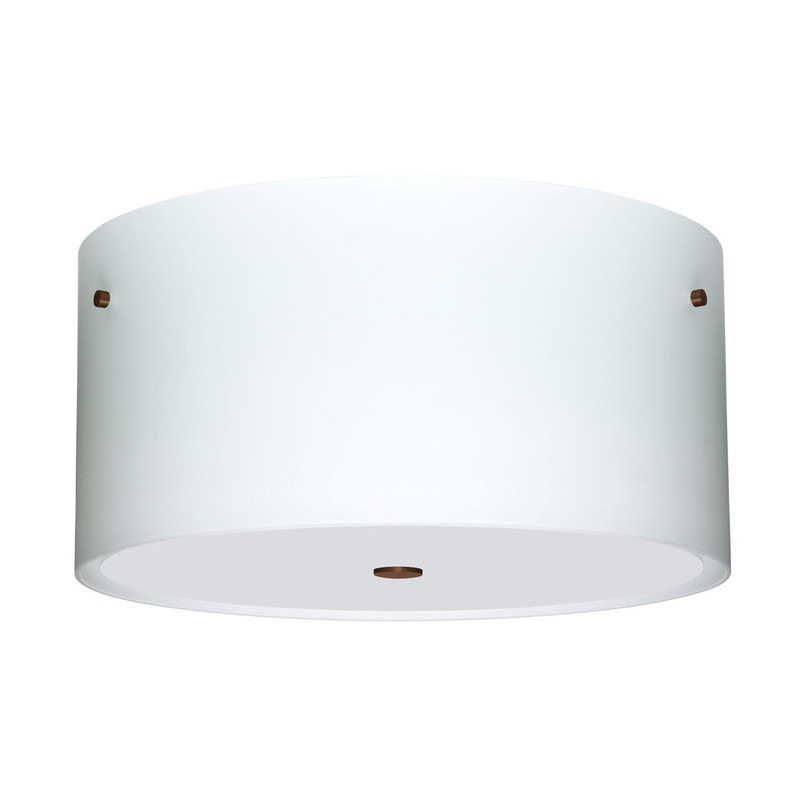 Besa 1KM-400807-BR Tamburo Three Light Semi-Flush Mount Bronze (Discontinued)