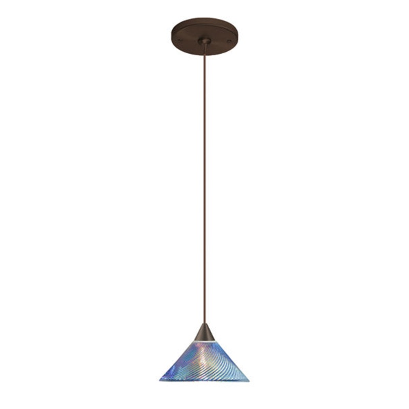 Besa 1XP-550493-BR Kona One Light Pendant Bronze (Discontinued)