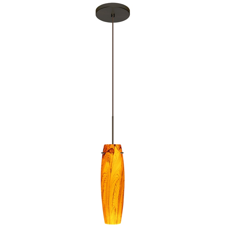 Besa 1XT-4121HB-LED-BR Tu Tu One Light Pendant Bronze