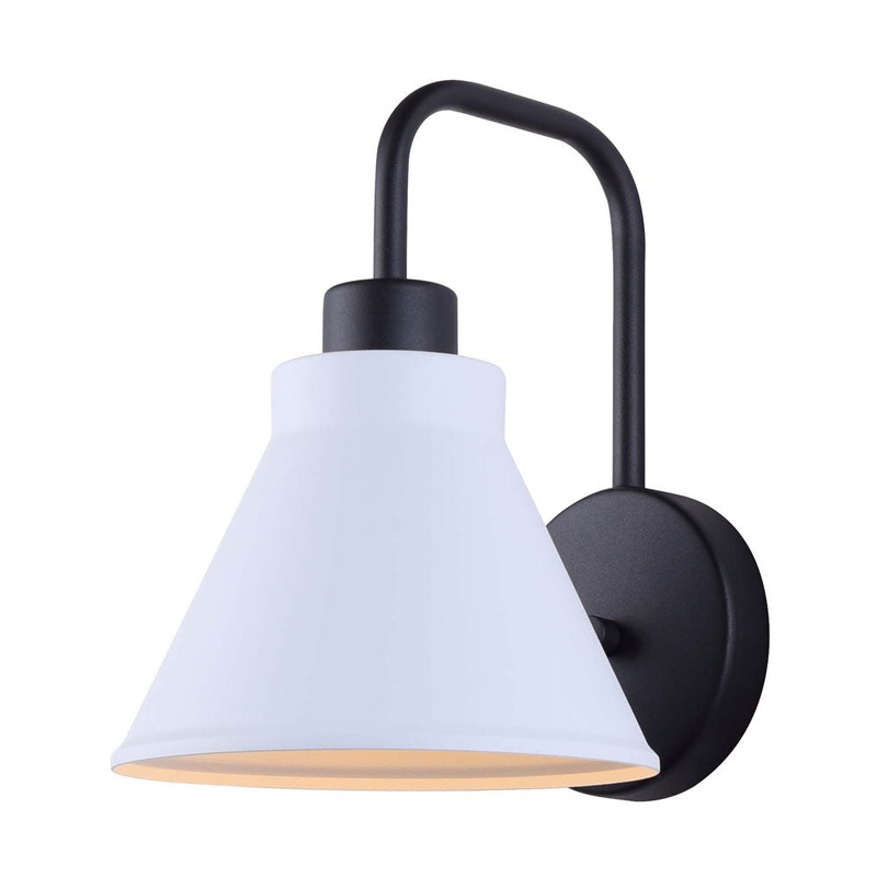 Canarm IOL599BWH Penn One Light Outdoor Lantern White