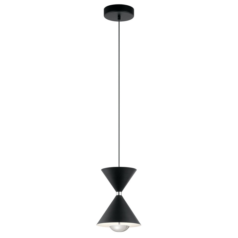 Kichler 84112 LED Mini Pendant, Matte Black