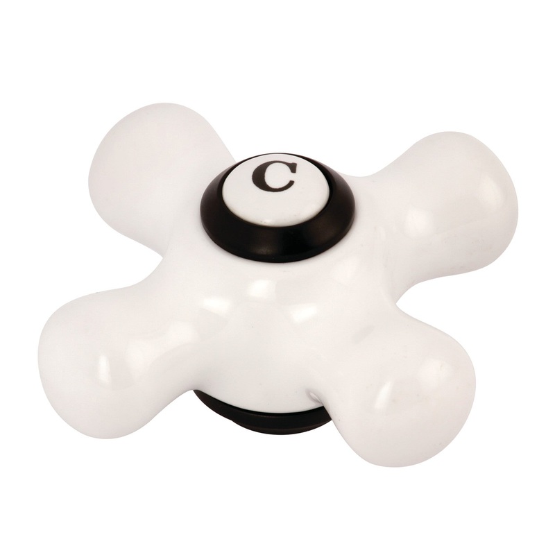 KSH3600PXC Cold Porcelain Cross Handle, Matte Black
