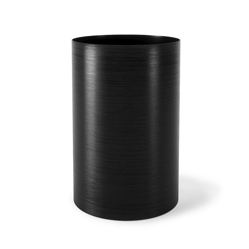 Metalla Trash Can 4.5 Gallon (17L) Capacity Black
