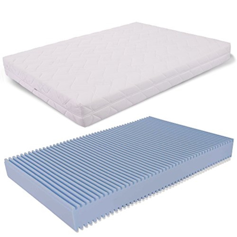 AILIME SRL Materasso Lupin I alla Francese Matrimoniale 140×200 Alto 19 waterfoam cm in Bayscent sfoderabile
