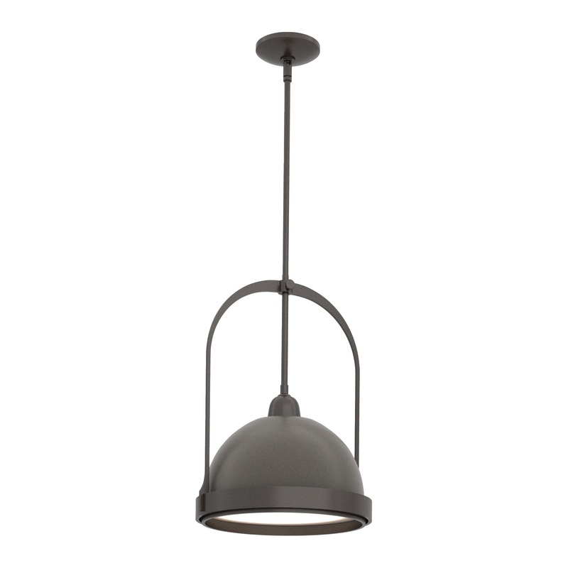 Atlas Small Pendant Oil Rubbed Bronze Dark Smoke