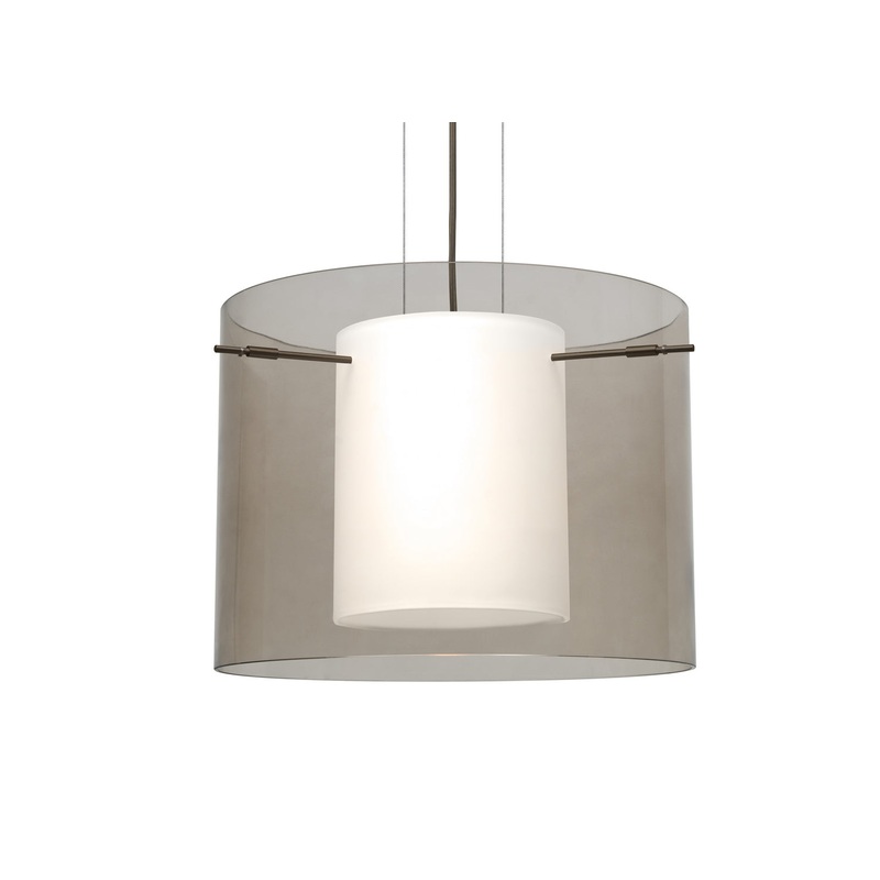Besa 1KG-S00707-BR Pahu One Light Pendant Bronze