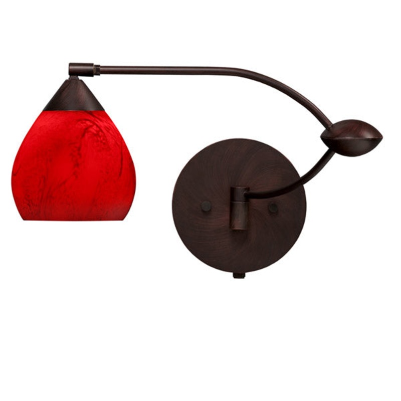 Besa 1WU-5605MA-BR Tay Tay One Light Swing Arm Wall Sconce Bronze (Discontinued)