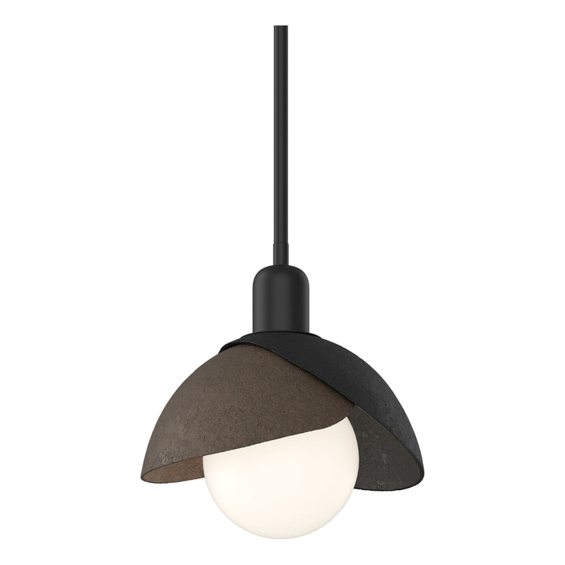 Brooklyn Double Shade Mini Pendant Black Bronze