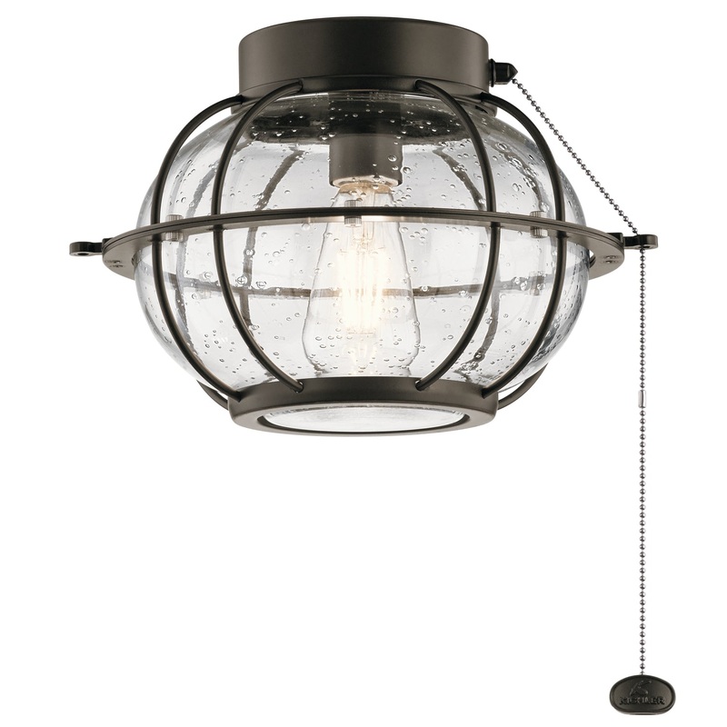 LED Fan Light Kit from the Bridge Point Collection in Olde Bronze Finish by Kichler