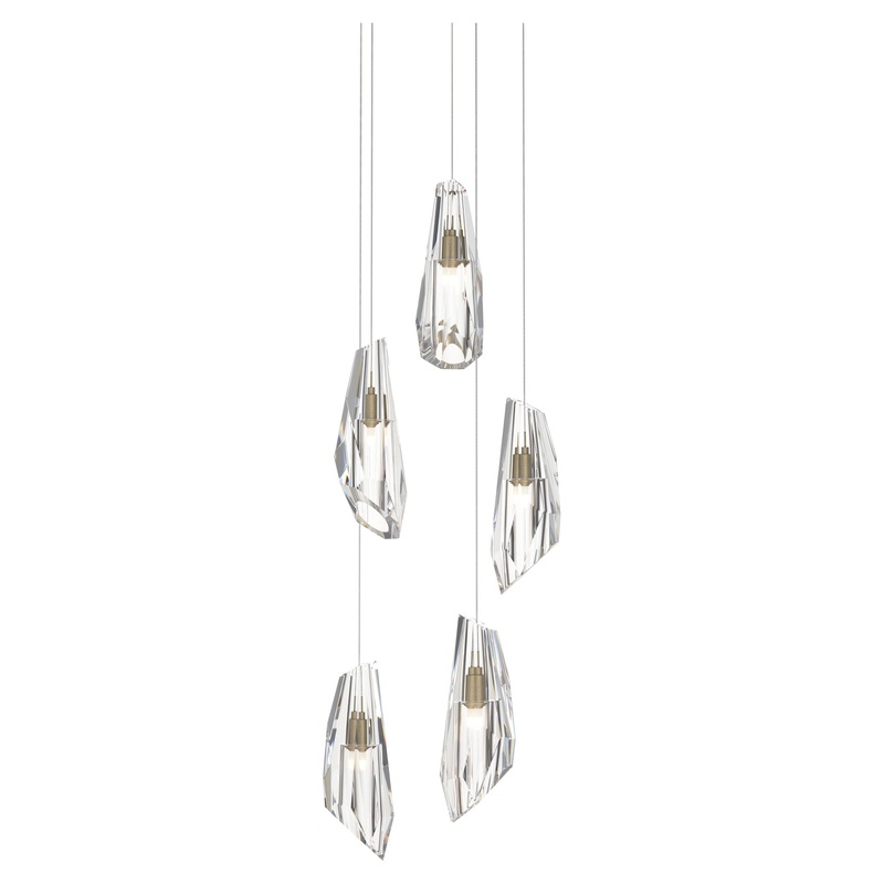 Luma 5-Light Pendant Soft Gold