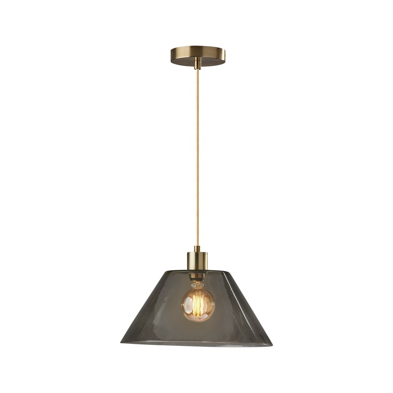 Zoe Pendant Antique Brass