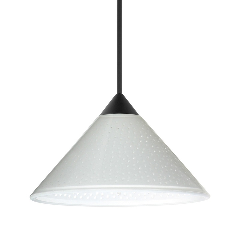 Besa 1XT-282453-BK Besa Kona Pendant One Light Pendant Black