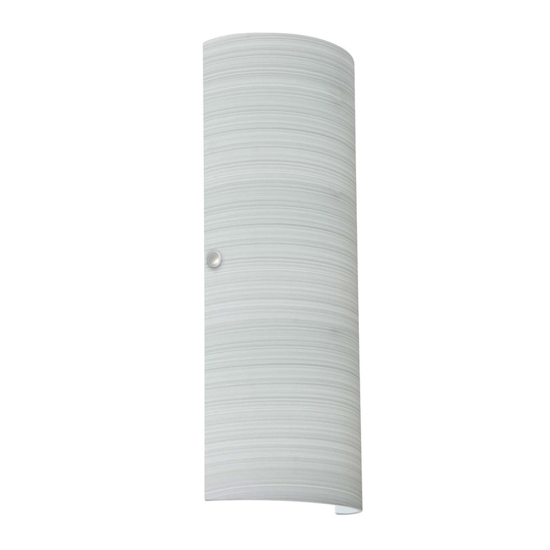 Besa 8193KR-WH Torre Two Light Wall Sconce White