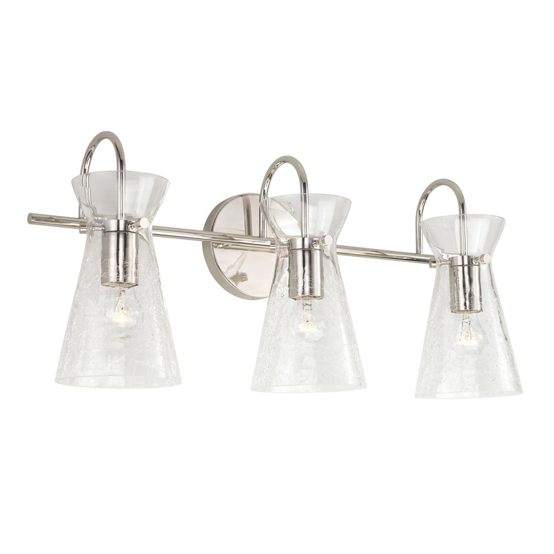 Capital Lighting 142431PN Mila 3 Light Vanity Polished Nickel