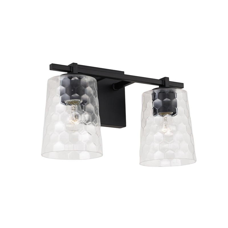 Capital Lighting 143521MB-517 Burke 2 Light Vanity Matte Black