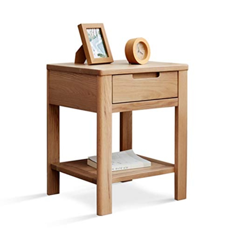 Com e cassettiere Comodino Armadietto for Camera da Letto Cassettiera Cassettiera Vetrina in Legno (Color : Wood Color, Size : 40 * 35 * 50cm)