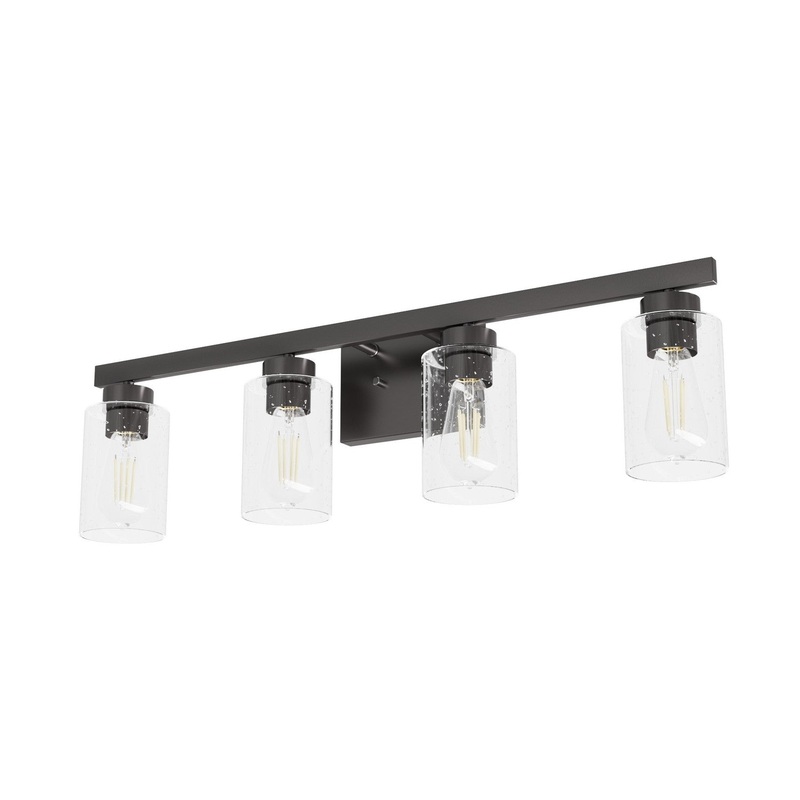 Four Light Vanity from the Hartland Collection in Noble Bronze Finish by Hunter