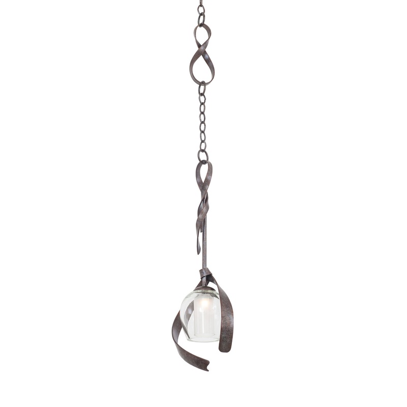 LED Mini Pendant from the Solana Collection in Oxidized Copper Finish by Kalco