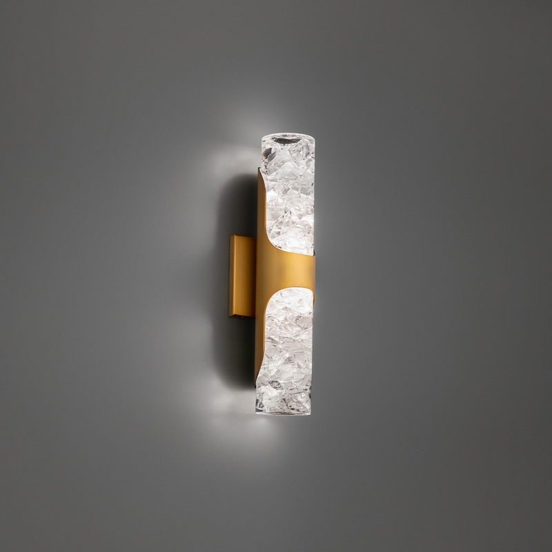 LED Wall Sconce from the Royce Collection in Aged Brass Finish by Modern Forms