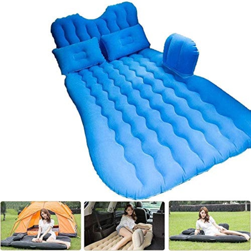 Lettino da viaggio Letto gonfiabile automatico materasso gonfiabile, multifunzionale dell’automobile letto con la testa Protector gonfiabile vagone letto Met Bed solitamente utilizzati 5-21