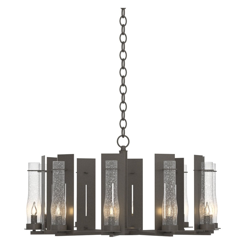 New Town 10-Arm Chandelier Dark Smoke