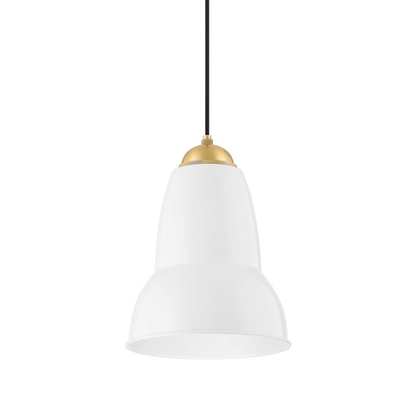 One Light Pendant from the Jamila Collection in Aged Brass Finish by Mitzi
