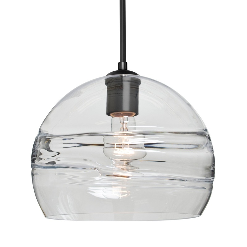 Besa 1JT-SPIR10CL-BK Besa Spirit 10 Pendant One Light Pendant Black